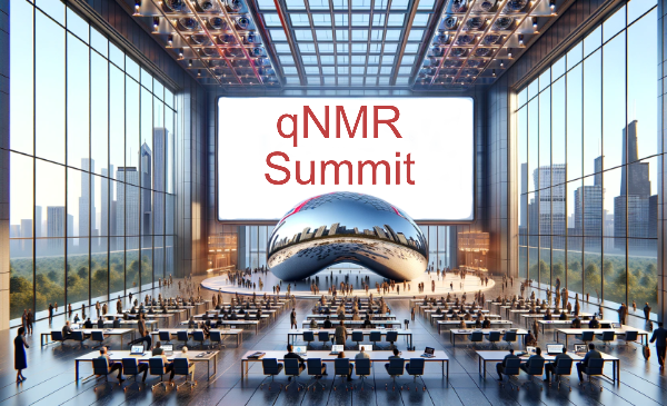 Virtual qNMR Summit Conference Hall (AI generated)